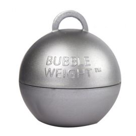 SILVER BUBBLE BALLOON WEIGHTS PACK 25