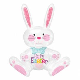 24 INCH AIR FILLED SITTING BUNNY 