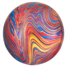 15 INCH COLOURFUL MARBLEZ ORBZ PACKAGED