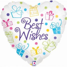 18 INCH BEST WISHES HOLOGRAPHIC