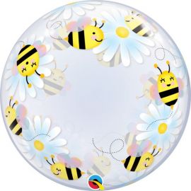 24 INCH DECO BUBBLE SWEET BEES & DAISIES - 15733 071444157339