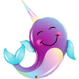 LARGE SHAPE PARTY NARWHAL