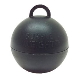 BLACK BUBBLE BALLOON WEIGHTS PACK 25