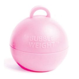 BABY PINK BUBBLE BALLOON WEIGHTS PACK 25