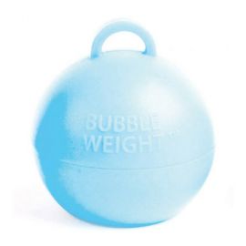 BABY BLUE BUBBLE BALLOON WEIGHTS PACK 25