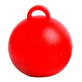 RED BUBBLE BALLOON WEIGHTS PACK 25
