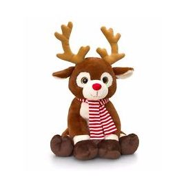 35CM REINDEER WITH SCARF
