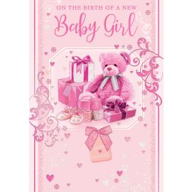 ON THE BIRTH OF YOUR BABY GIRL CODE 50 PK OF 6