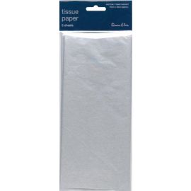 SILVER TISSUE PAPER 3 SHEETS 12 TISSUE PACKS