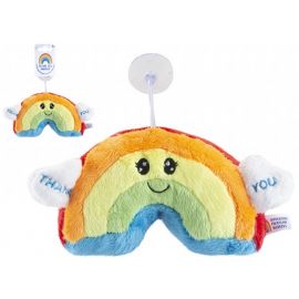 6 INCH RAINBOW PLUSH WITH SUCTION CUP THANK YOU