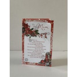 CHRISTMAS CARD TRADITIONAL MUM CODE 75 PACK OF 6