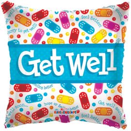 18 INCH GET WELL SOON PILLOW