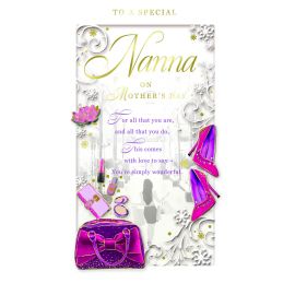 TO A SPECIAL NANNA ON MOTHERS DAY CODE 72 PK OF 6